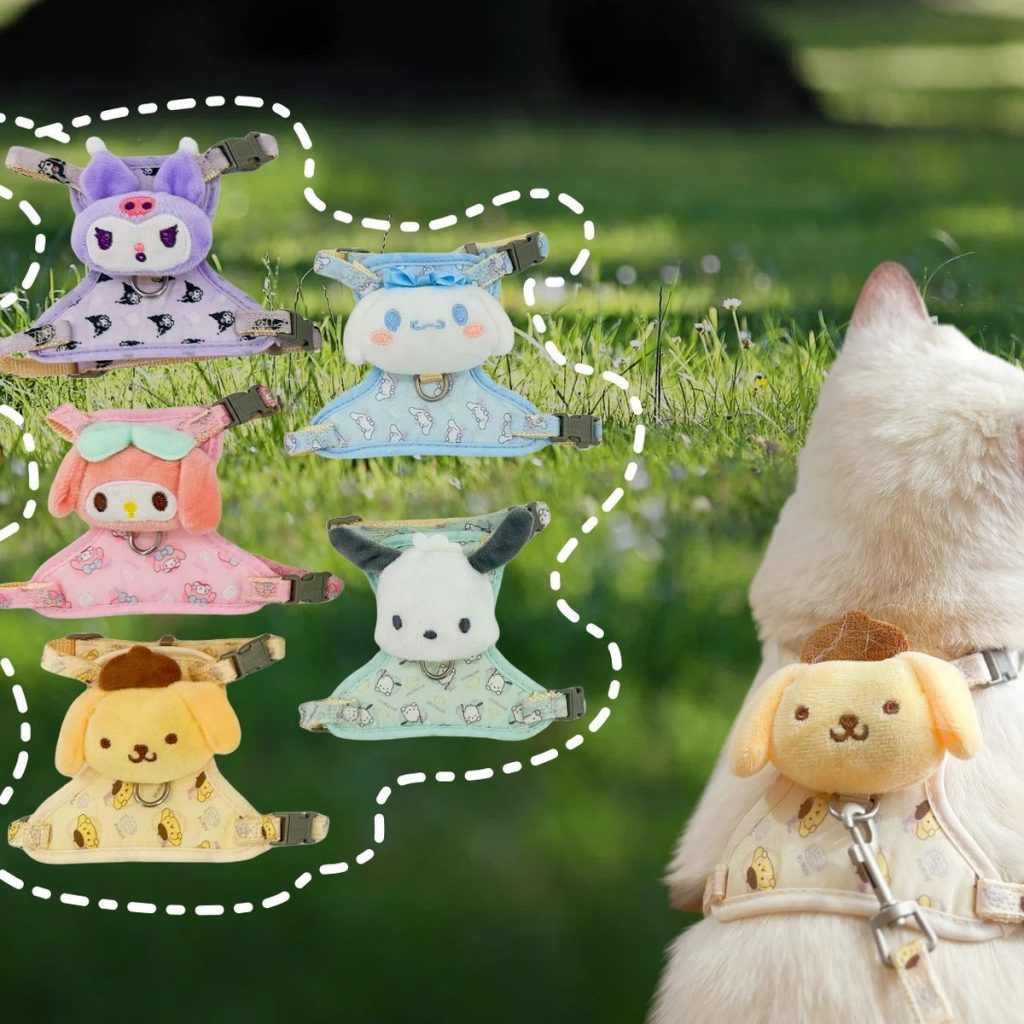 Soft Cat Harness Set