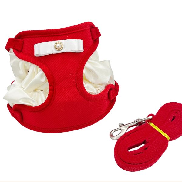 Cream-Style Mesh Step-In Harness Set Cream-Style Mesh Step-In Harness Set