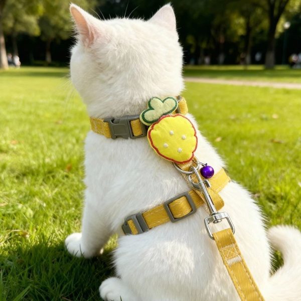 Strawberry H-Style Cat Harness