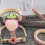 Strawberry H-Style Cat Harness 2