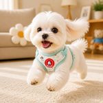 Cartoon Cat Mesh Harness, Wide Strap 4