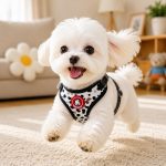 Cartoon Cat Mesh Harness, Wide Strap 5